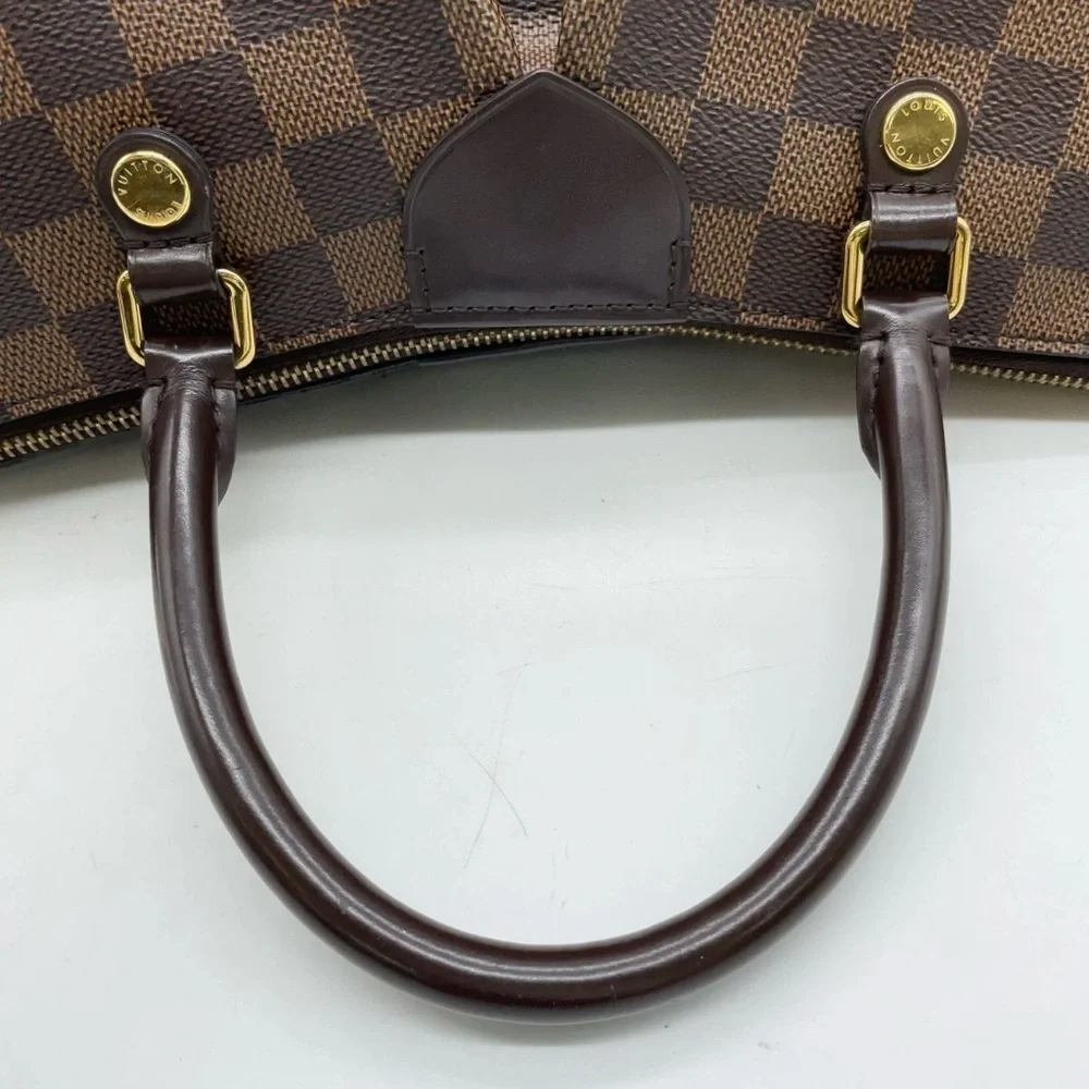 Auth Louis Vuitton Damier Ebene Siena PM 2Way Bag W/Box/Dust Bag